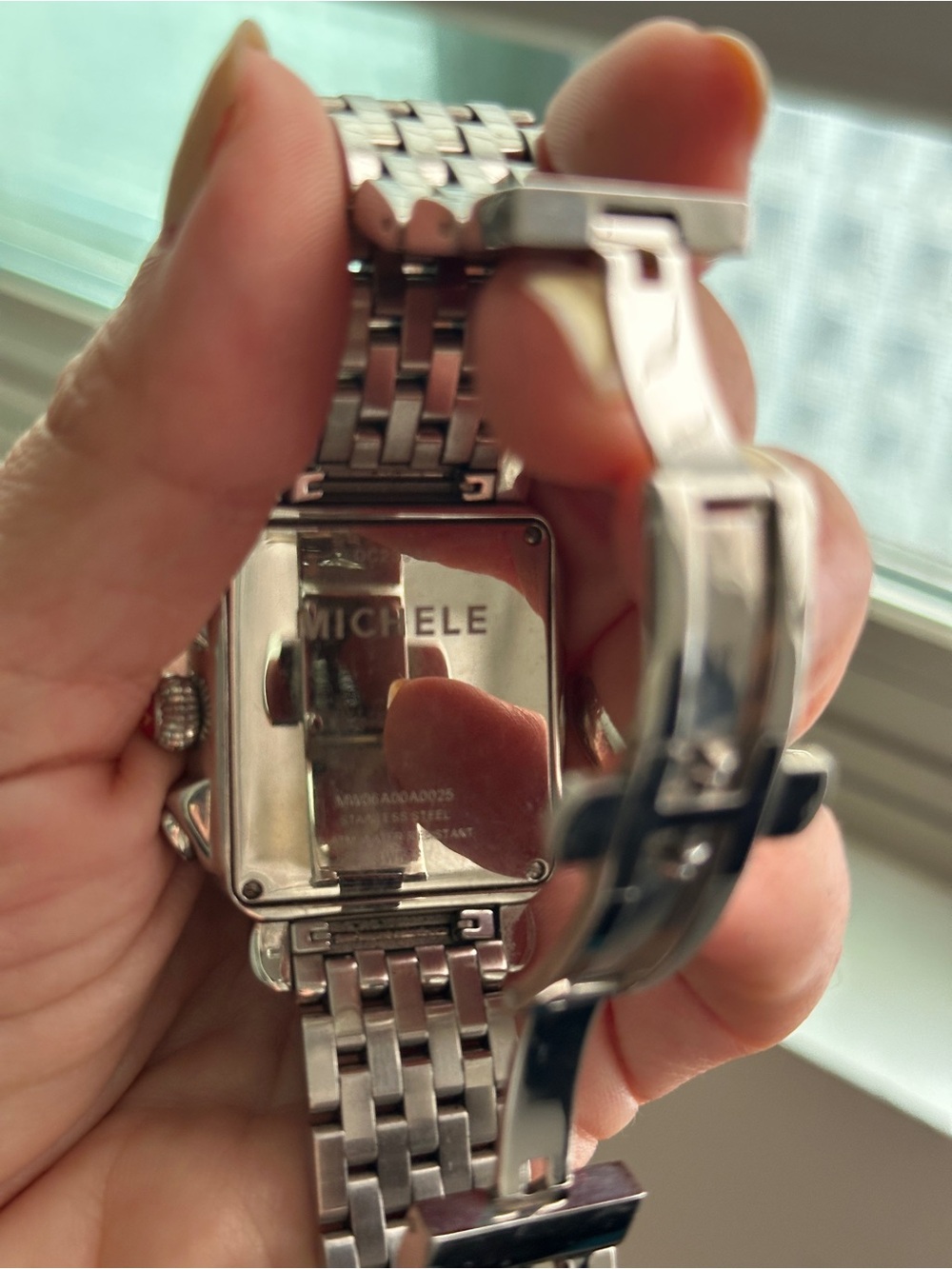 Michele Deco Stainless Steel Chronograph Watch - GREAT CONDITION - Picture 2 of 3
